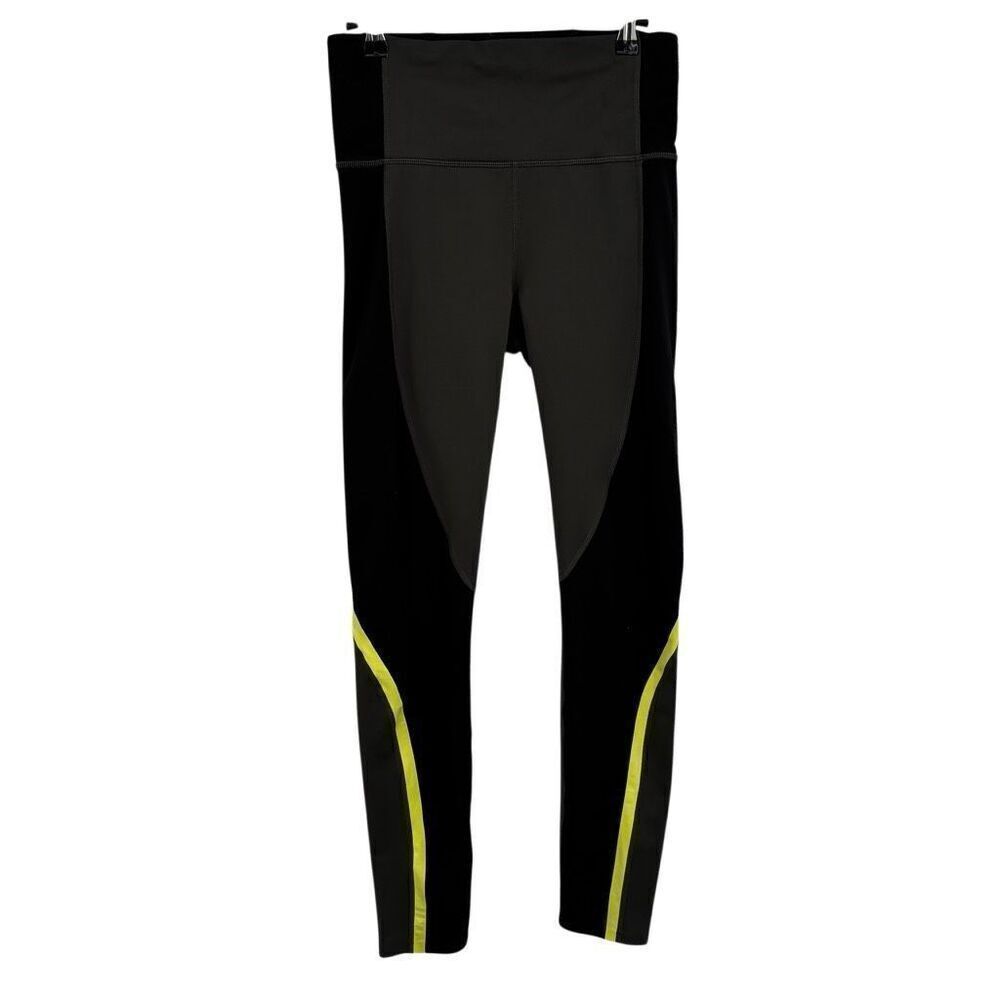 Athleta Spar Colorblock 7/8 Tight Leggings Gray & Black Small Tall‎